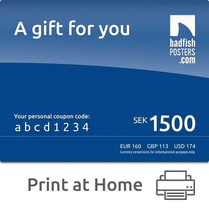 Maxi Gift Cards - gift card maxi badfishposters Maxi Gift Cards - gift card maxi badfishposters