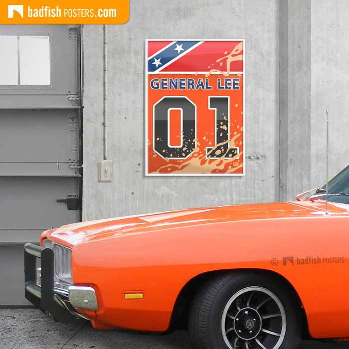 General Lee | Dukes Of Hazzard | Poster Blog