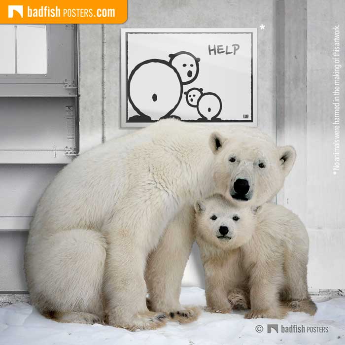 Help! | STOP Global Warming | Poster Blog