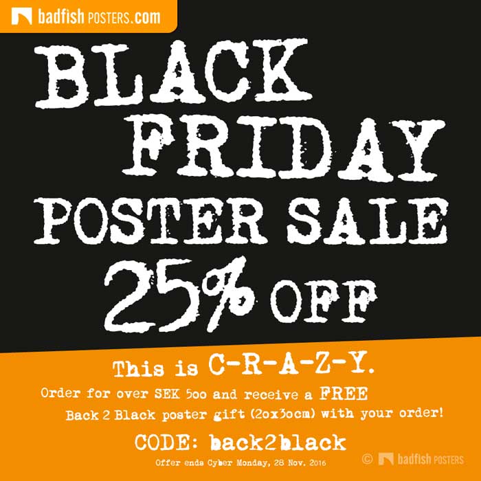 Black Friday Poster SALE | Poster Blog