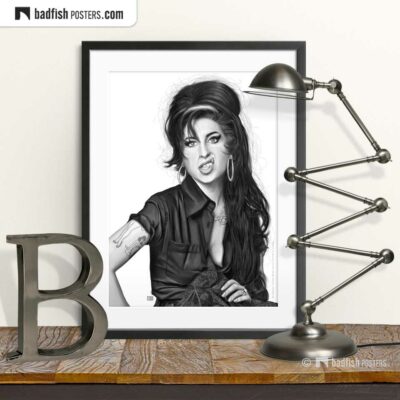 Amy Winehouse | Art Poster | © BadFishPosters.com
