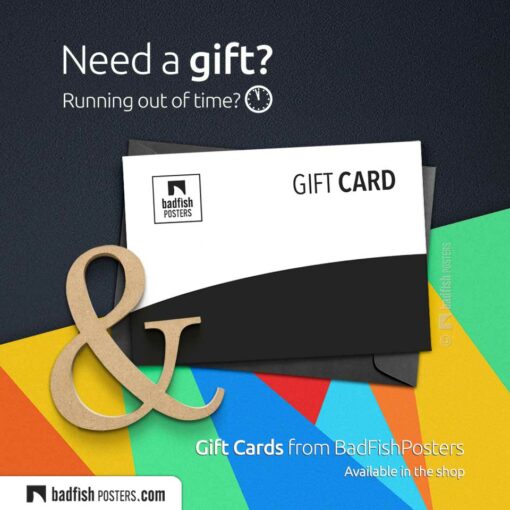 Need A Gift? | Gift Card | eGift Card | Gift Certificate | Email Gift Card | © BadFishPosters.com