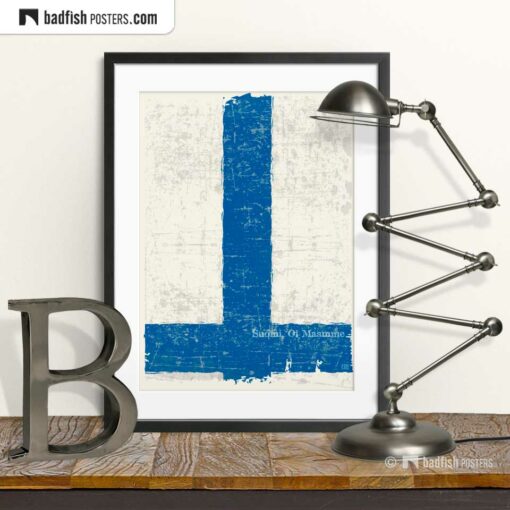 Flag Of Finland | Art Poster | © BadFishPosters.com