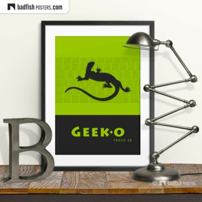 Geek-o | Graphic Poster | © BadFishPosters.com