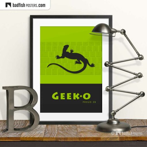 Geek-o | Graphic Poster | © BadFishPosters.com