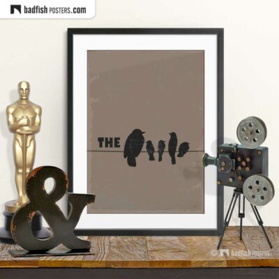 The Birds | Movie Art Poster | © BadFishPosters.com