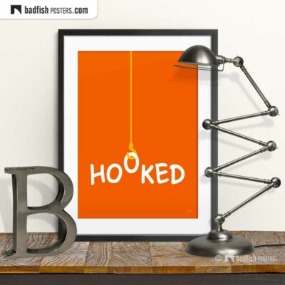 Hooked | Graphic Poster | © BadFishPosters.com