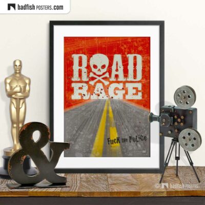 Mad Max | Road Rage | Movie Art Poster | © BadFishPosters.com