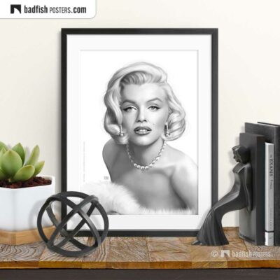 Marilyn Monroe | Art Poster | © BadFishPosters.com