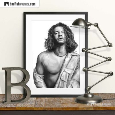 Michael Hutchence | INXS | Tribute to Michael | Art Poster | © BadFishPosters.com