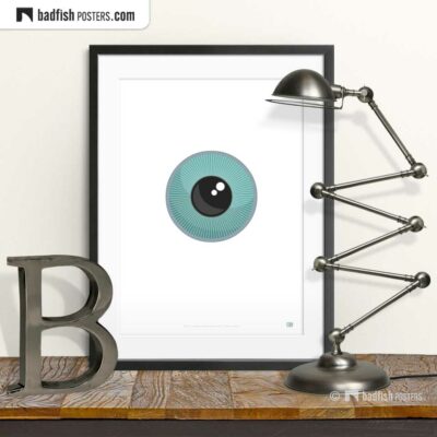 The Eye | Orwellian Graphic Poster | © BadFishPosters.com