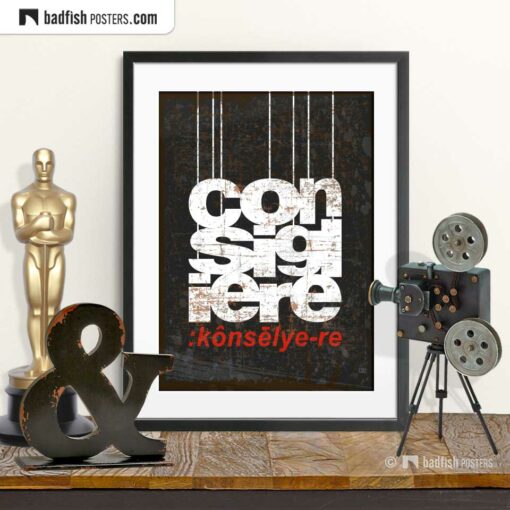 The Godfather | Consigliere | Movie Art Poster | © BadFishPosters.com