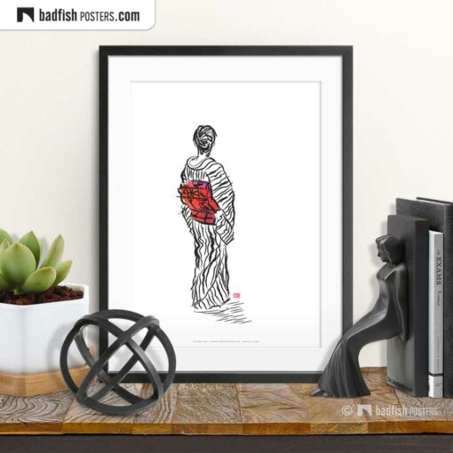 The Kimono Lady | Art Poster | © BadFishPosters.com