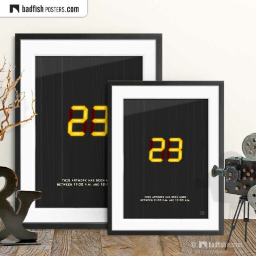 23 - Twenty-Three | Movie Art Poster | Gallery Image | © BadFishPosters.com