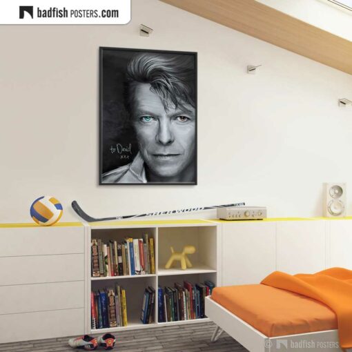 David Bowie | Tribute to David | Art Poster | Gallery Image | © BadFishPosters.com