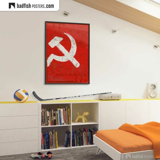 Flag Of The Soviet Union | Art Poster | Gallery Image | © BadFishPosters.com