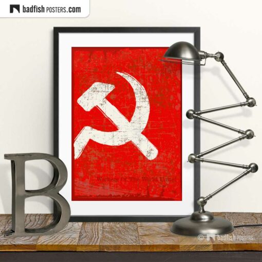 Flag Of The Soviet Union | Art Poster | © BadFishPosters.com