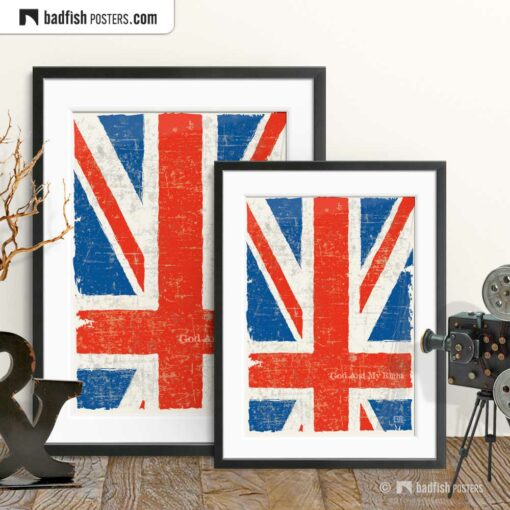 Flag Of The United Kingdom | Art Poster | Gallery Image | © BadFishPosters.com