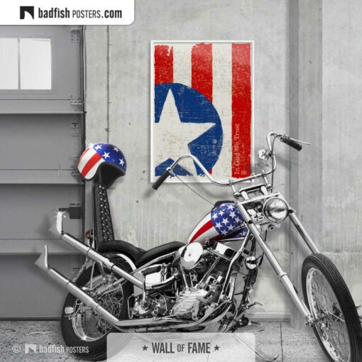 Flag Of The United States | Art Poster | Gallery Image | © BadFishPosters.com