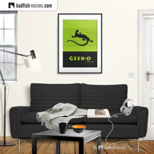 Geek-o | Graphic Poster | Gallery Image | © BadFishPosters.com