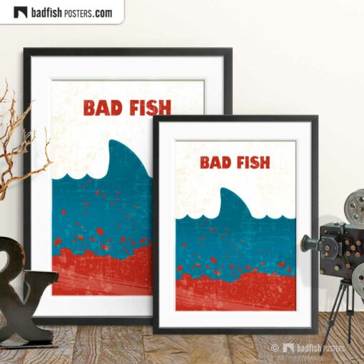 Jaws | Bad Fish | Movie Art Poster | Gallery Image | © BadFishPosters.com