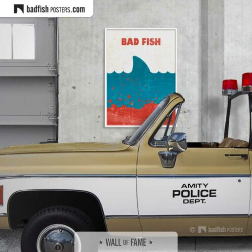 Jaws | Bad Fish | Movie Art Poster | Gallery Image | © BadFishPosters.com