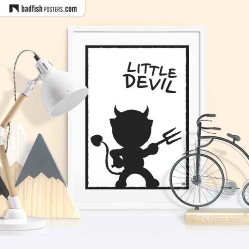 Little Devil | Graphic Poster | © BadFishPosters.com