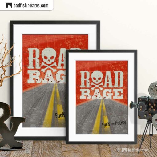Mad Max | Road Rage | Movie Art Poster | Gallery Image | © BadFishPosters.com