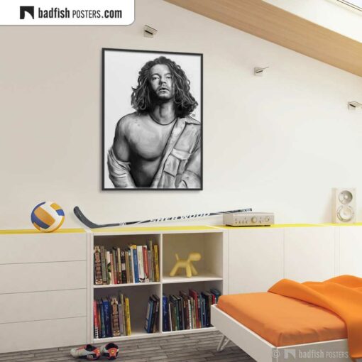 Michael Hutchence | INXS | Tribute to Michael | Art Poster | Gallery Image | © BadFishPosters.com