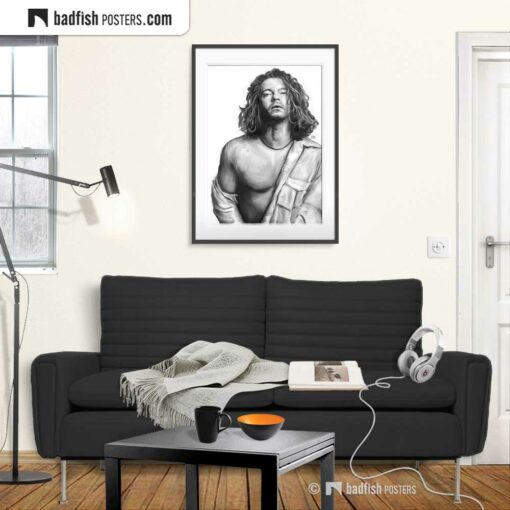 Michael Hutchence | INXS | Tribute to Michael | Art Poster | Gallery Image | © BadFishPosters.com