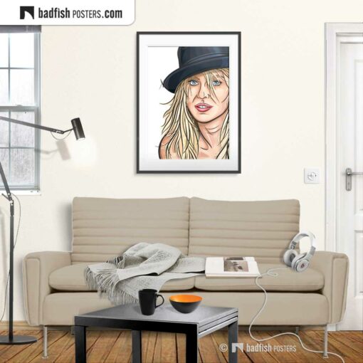 Naomi Watts | Portrait | Art Poster | Gallery Image | © BadFishPosters.com