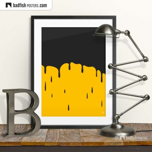 Oil | Graphic Poster | © BadFishPosters.com