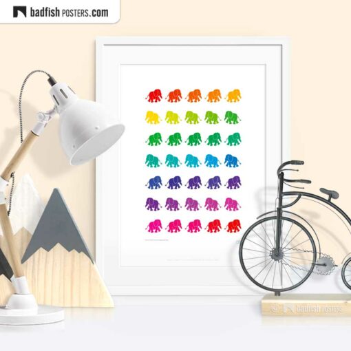 Rainbow Elephants