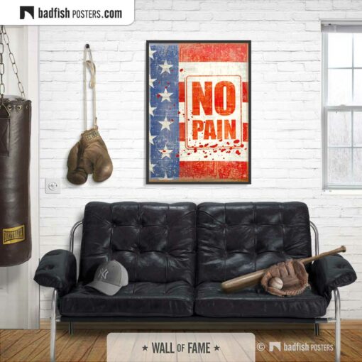 Rocky | No Pain | Movie Art Poster | Gallery Image | © BadFishPosters.com