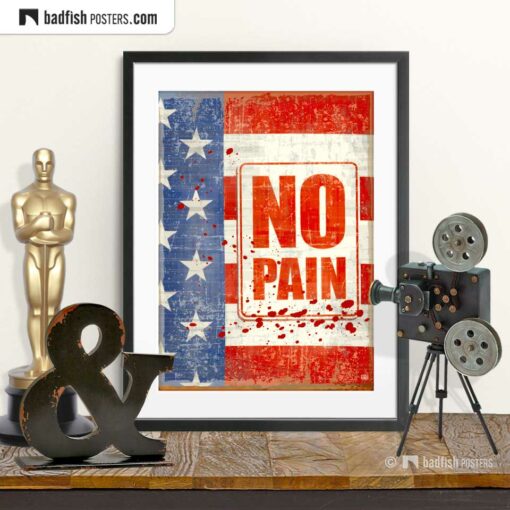 Rocky | No Pain | Movie Art Poster | © BadFishPosters.com