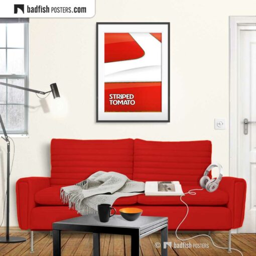 Starsky and Hutch | Striped Tomato | Movie Art Poster | Gallery Image | © BadFishPosters.com