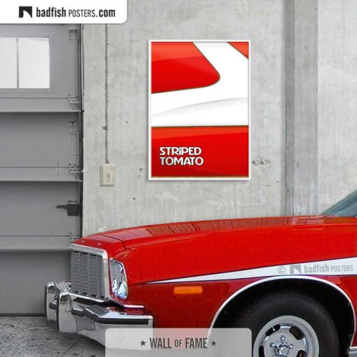 Starsky and Hutch | Striped Tomato | Movie Art Poster | Gallery Image | © BadFishPosters.com