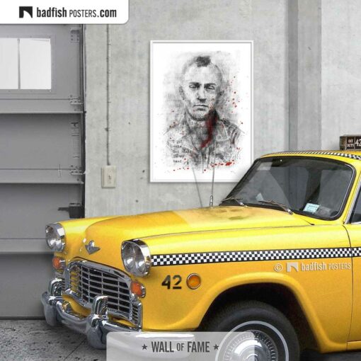 Taxi Driver | Travis Bickle | Movie Art Poster | Gallery Image | © BadFishPosters.com