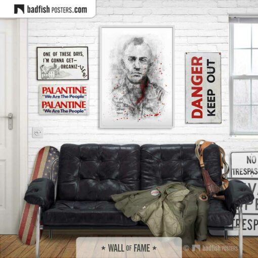 Taxi Driver | Travis Bickle | Movie Art Poster | Gallery Image | © BadFishPosters.com