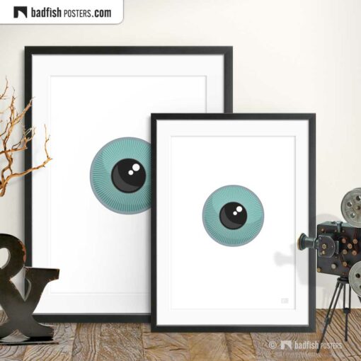 The Eye | Orwellian Graphic Poster | Gallery Image | © BadFishPosters.com