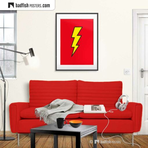 The Flash | Comic Style Poster | Gallery Image | © BadFishPosters.com