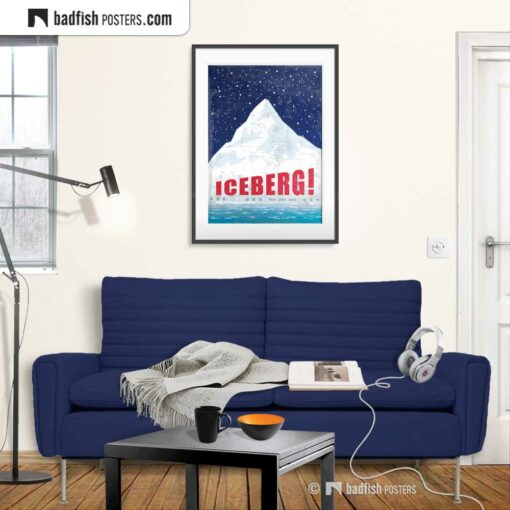 Titanic | Iceberg! | Movie Art Poster | Gallery Image | © BadFishPosters.com
