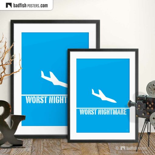 Worst Nightmare | Terrifying Graphic Poster | Gallery Image | © BadFishPosters.com