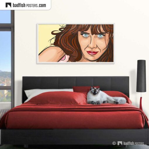 Zooey Deschanel - Longing For Zooey | XL Art Poster | © BadFishPosters.com