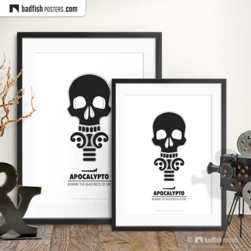 Apocalypto | Skull | Minimal Movie Poster | Gallery Image | © BadFishPosters.com