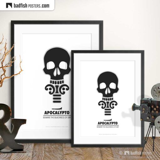 Apocalypto | Skull | Minimal Movie Poster | Gallery Image | © BadFishPosters.com