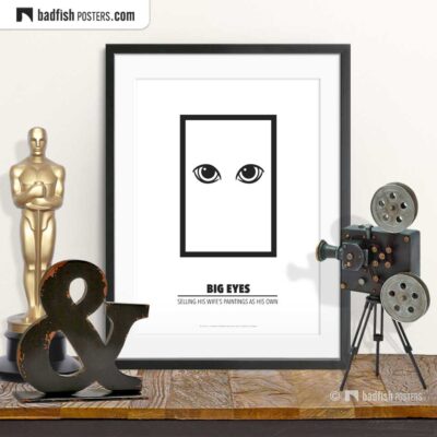 Big Eyes | Minimal Movie Poster | © BadFishPosters.com