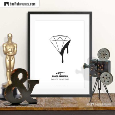 Blood Diamond | Minimal Movie Poster | © BadFishPosters.com