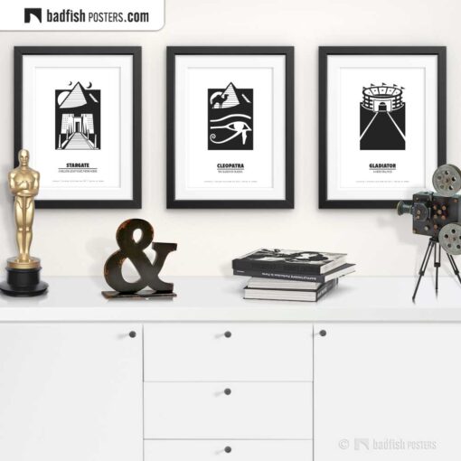 Cleopatra | Minimal Movie Poster | Gallery Image | © BadFishPosters.com