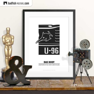 Das Boot | U-96 | Laughing Sawfish | Minimal Movie Poster | © BadFishPosters.com